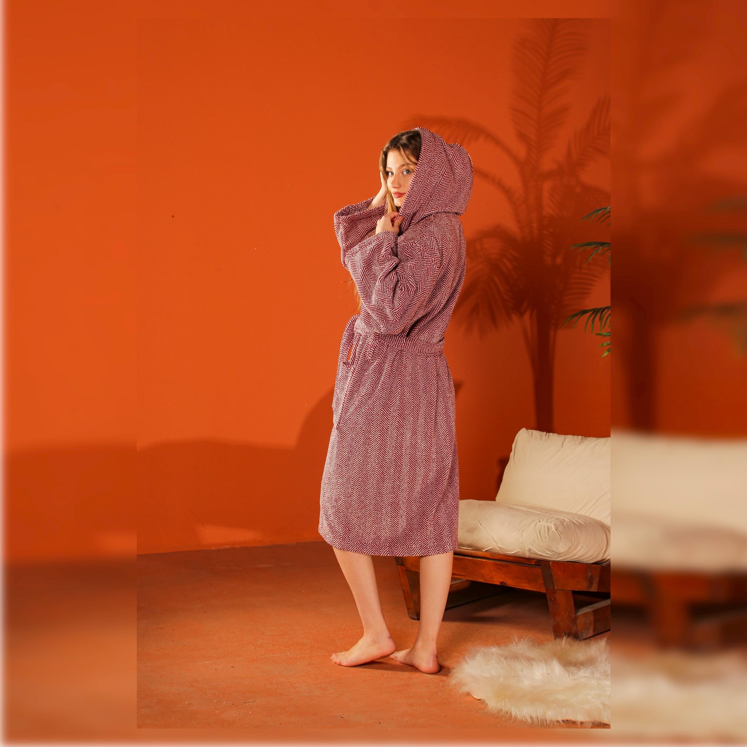 Herringbone-pattern-pink-and-purple-hooded-bathrobe-3-scaled-1.jpg